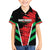 Custom Football Martinique Family Matching Short Sleeve Bodycon Dress and Hawaiian Shirt Les Matinino Go Champion