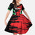 Custom Football Martinique Family Matching Summer Maxi Dress and Hawaiian Shirt Les Matinino Go Champion
