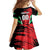Custom Football Martinique Family Matching Summer Maxi Dress and Hawaiian Shirt Les Matinino Go Champion