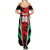 Custom Football Martinique Family Matching Summer Maxi Dress and Hawaiian Shirt Les Matinino Go Champion