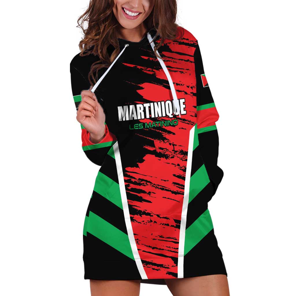 Custom Football Martinique Hoodie Dress Les Matinino Go Champion