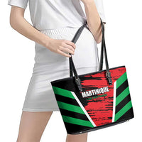 Custom Football Martinique Leather Tote Bag Les Matinino Go Champion