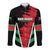 Custom Football Martinique Long Sleeve Button Shirt Les Matinino Go Champion