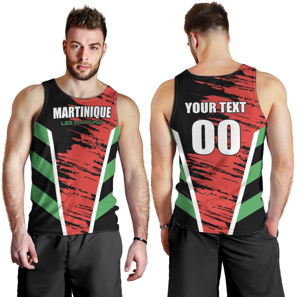 Custom Football Martinique Men Tank Top Les Matinino Go Champion