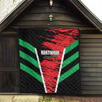 Custom Football Martinique Quilt Les Matinino Go Champion