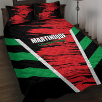 Custom Football Martinique Quilt Bed Set Les Matinino Go Champion