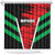 Custom Football Martinique Shower Curtain Les Matinino Go Champion