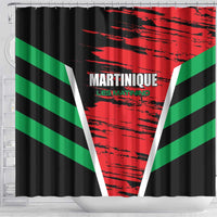 Custom Football Martinique Shower Curtain Les Matinino Go Champion