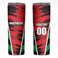 Custom Football Martinique Skinny Tumbler Les Matinino Go Champion