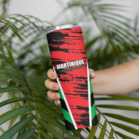 Custom Football Martinique Skinny Tumbler Les Matinino Go Champion