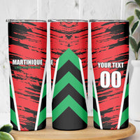 Custom Football Martinique Skinny Tumbler Les Matinino Go Champion