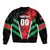 Custom Football Martinique Sleeve Zip Bomber Jacket Les Matinino Go Champion