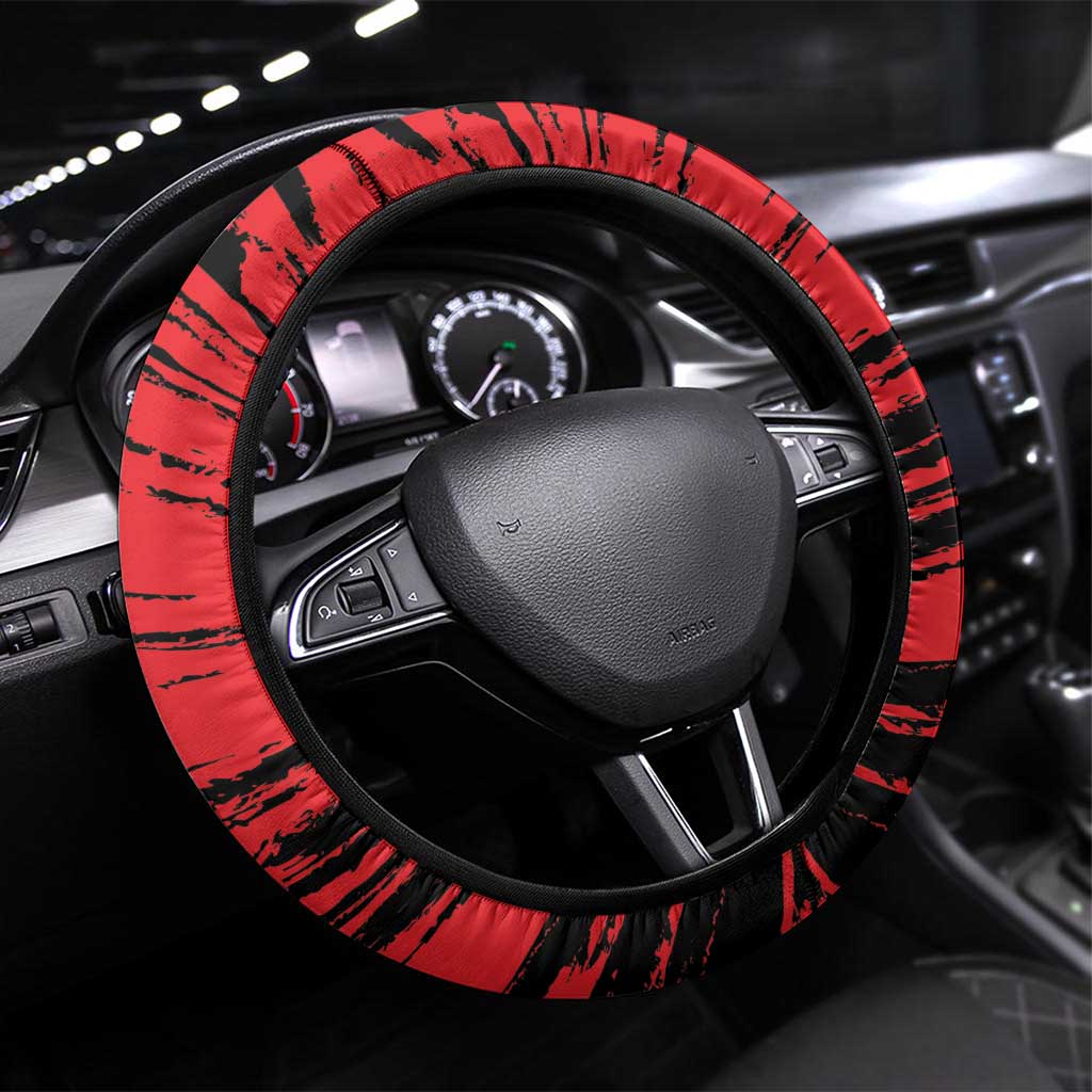 Football Martinique Steering Wheel Cover Les Matinino Go Champion