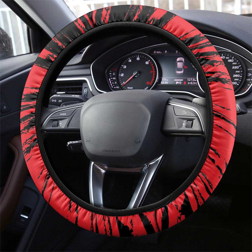 Football Martinique Steering Wheel Cover Les Matinino Go Champion