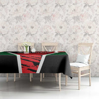 Custom Football Martinique Tablecloth Les Matinino Go Champion