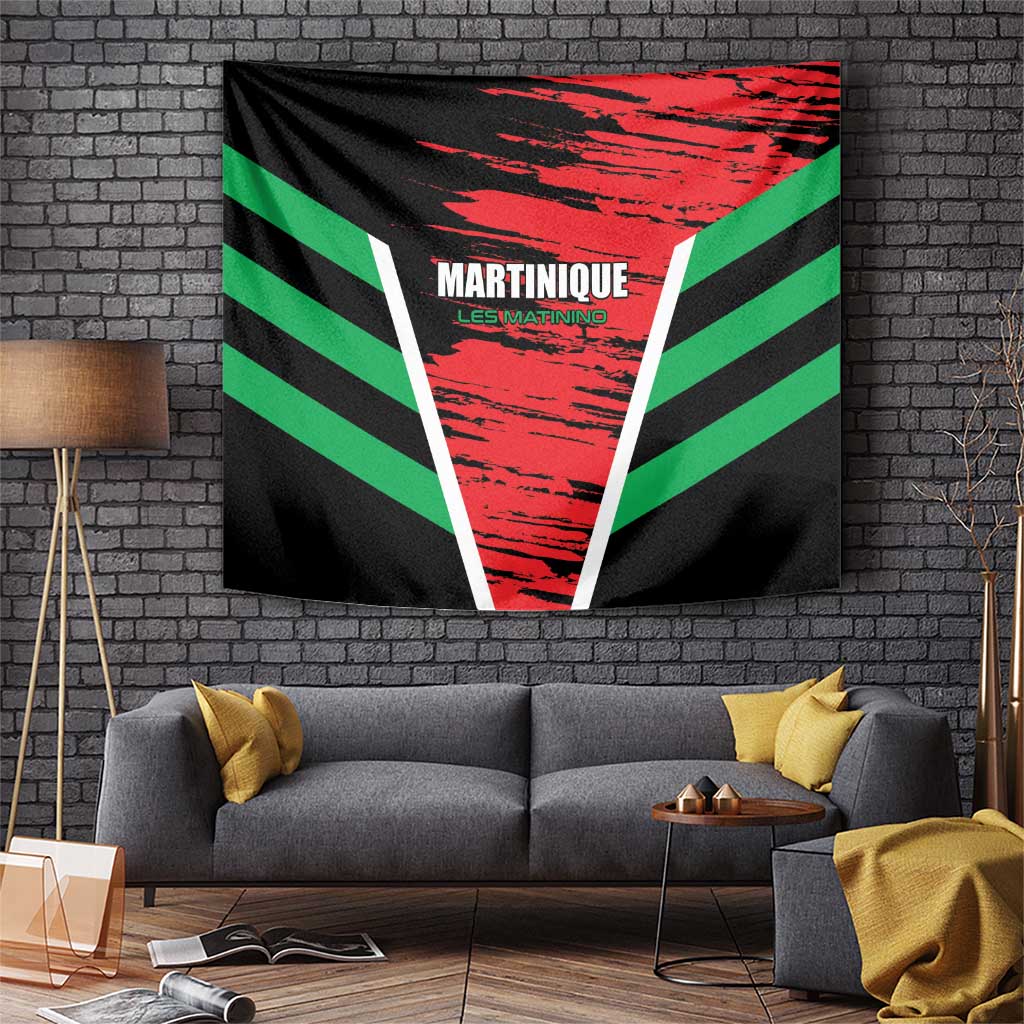 Custom Football Martinique Tapestry Les Matinino Go Champion