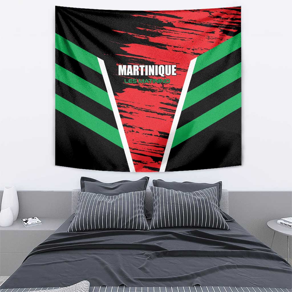 Custom Football Martinique Tapestry Les Matinino Go Champion
