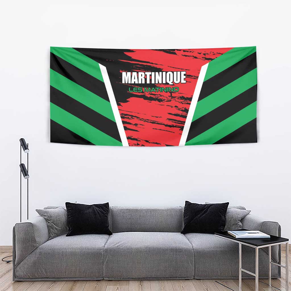 Custom Football Martinique Tapestry Les Matinino Go Champion