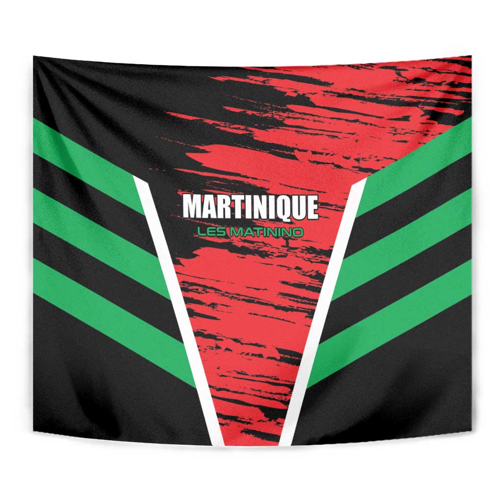 Custom Football Martinique Tapestry Les Matinino Go Champion