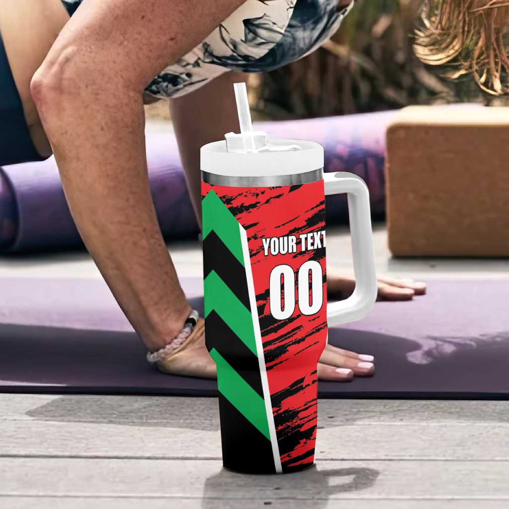 Custom Football Martinique Tumbler With Handle Les Matinino Go Champion