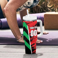 Custom Football Martinique Tumbler With Handle Les Matinino Go Champion