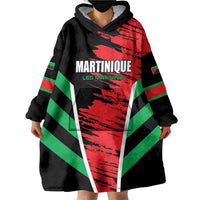 Custom Football Martinique Wearable Blanket Hoodie Les Matinino Go Champion