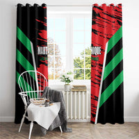 Custom Football Martinique Window Curtain Les Matinino Go Champion