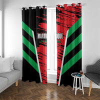 Custom Football Martinique Window Curtain Les Matinino Go Champion