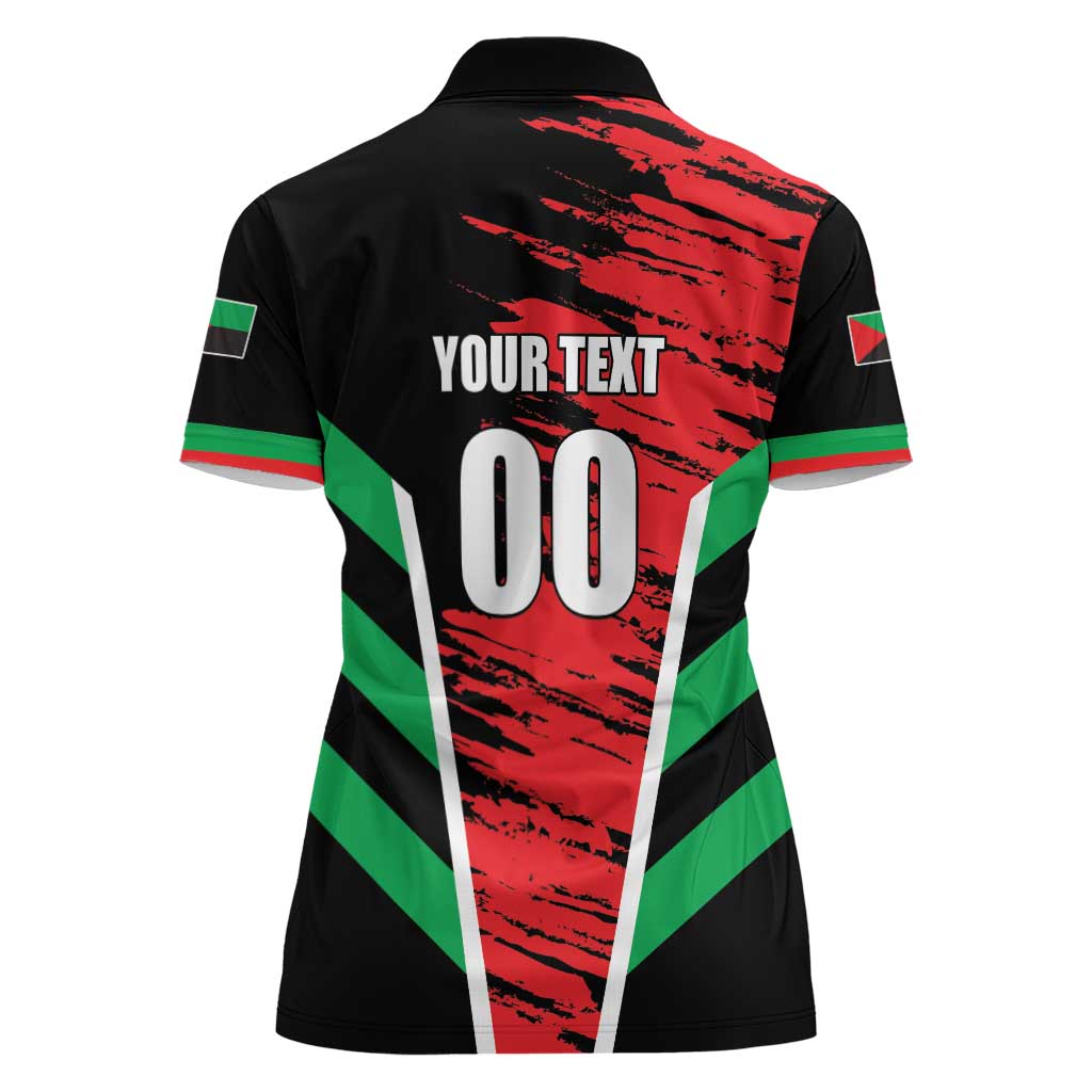 Custom Football Martinique Women Polo Shirt Les Matinino Go Champion