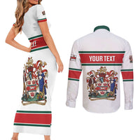 Personalised Canada Guelph Couples Matching Short Sleeve Bodycon Dress and Long Sleeve Button Shirt The Royal City Simple Style