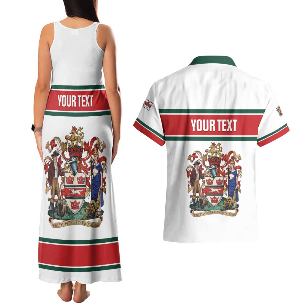 Personalised Canada Guelph Couples Matching Tank Maxi Dress and Hawaiian Shirt The Royal City Simple Style