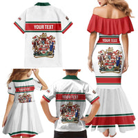 Personalised Canada Guelph Family Matching Mermaid Dress and Hawaiian Shirt The Royal City Simple Style