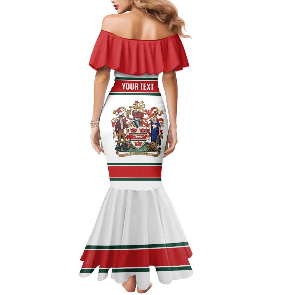 Personalised Canada Guelph Family Matching Mermaid Dress and Hawaiian Shirt The Royal City Simple Style