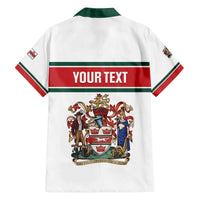 Personalised Canada Guelph Family Matching Off The Shoulder Long Sleeve Dress and Hawaiian Shirt The Royal City Simple Style