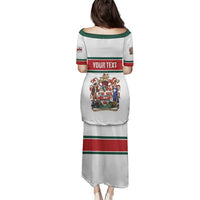 Personalised Canada Guelph Family Matching Puletasi and Hawaiian Shirt The Royal City Simple Style