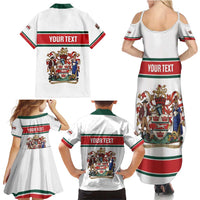 Personalised Canada Guelph Family Matching Summer Maxi Dress and Hawaiian Shirt The Royal City Simple Style
