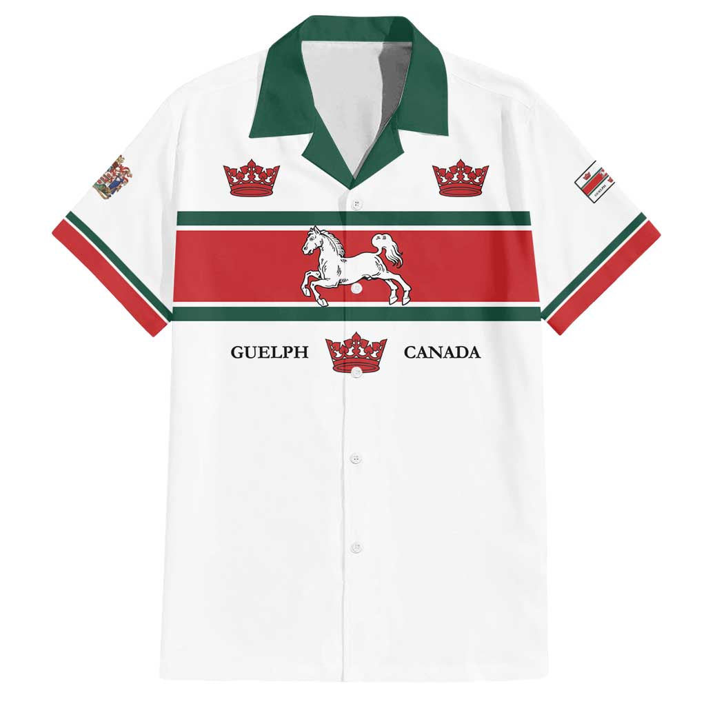 Personalised Canada Guelph Family Matching Tank Maxi Dress and Hawaiian Shirt The Royal City Simple Style