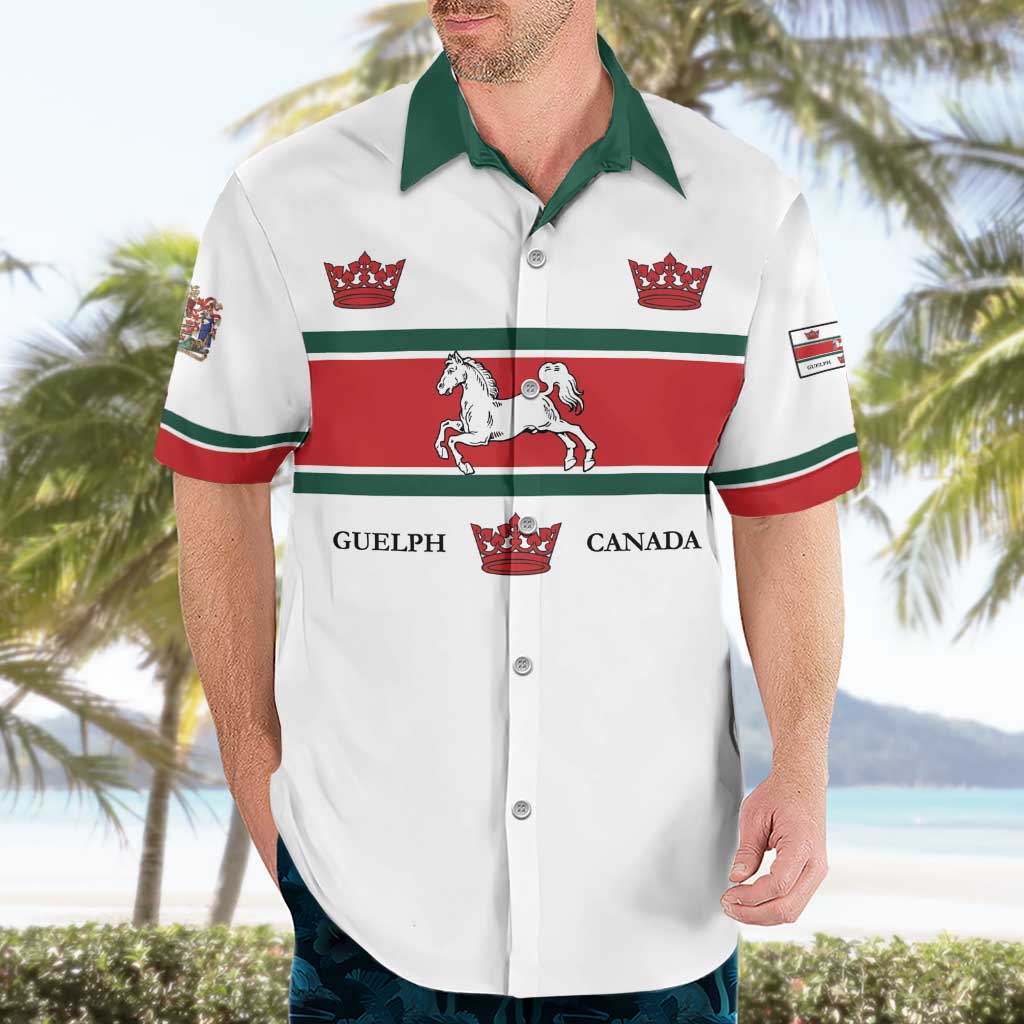 Personalised Canada Guelph Hawaiian Shirt The Royal City Simple Style