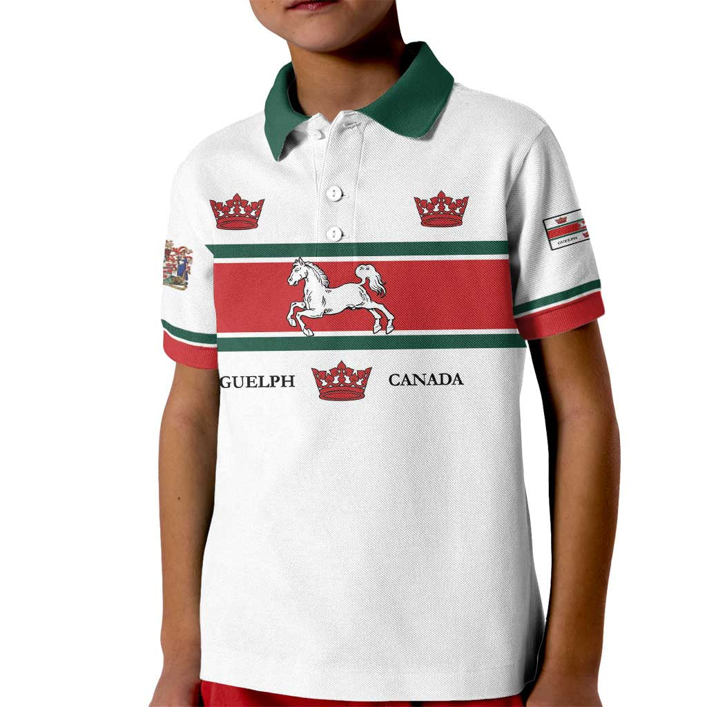 Personalised Canada Guelph Kid Polo Shirt The Royal City Simple Style