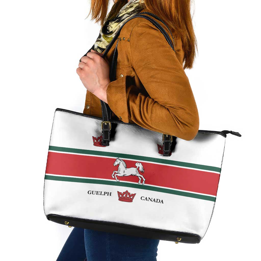 Canada Guelph Leather Tote Bag The Royal City Simple Style