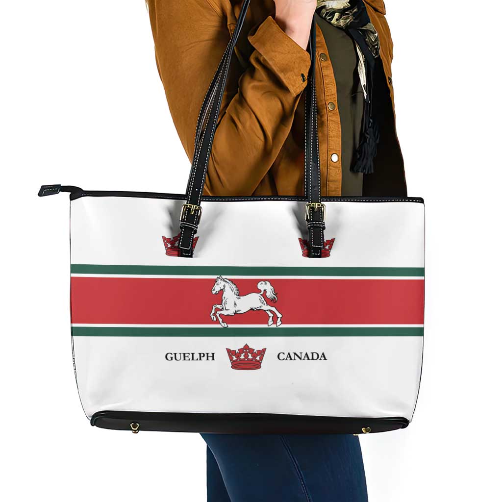 Canada Guelph Leather Tote Bag The Royal City Simple Style
