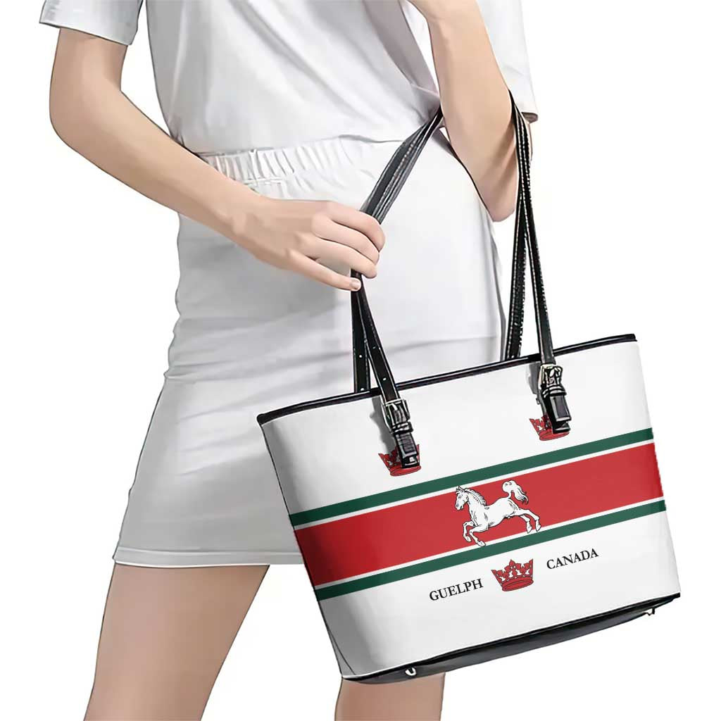 Canada Guelph Leather Tote Bag The Royal City Simple Style
