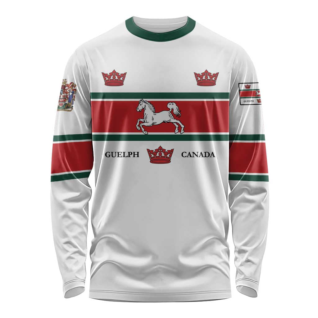 Personalised Canada Guelph Long Sleeve Shirt The Royal City Simple Style