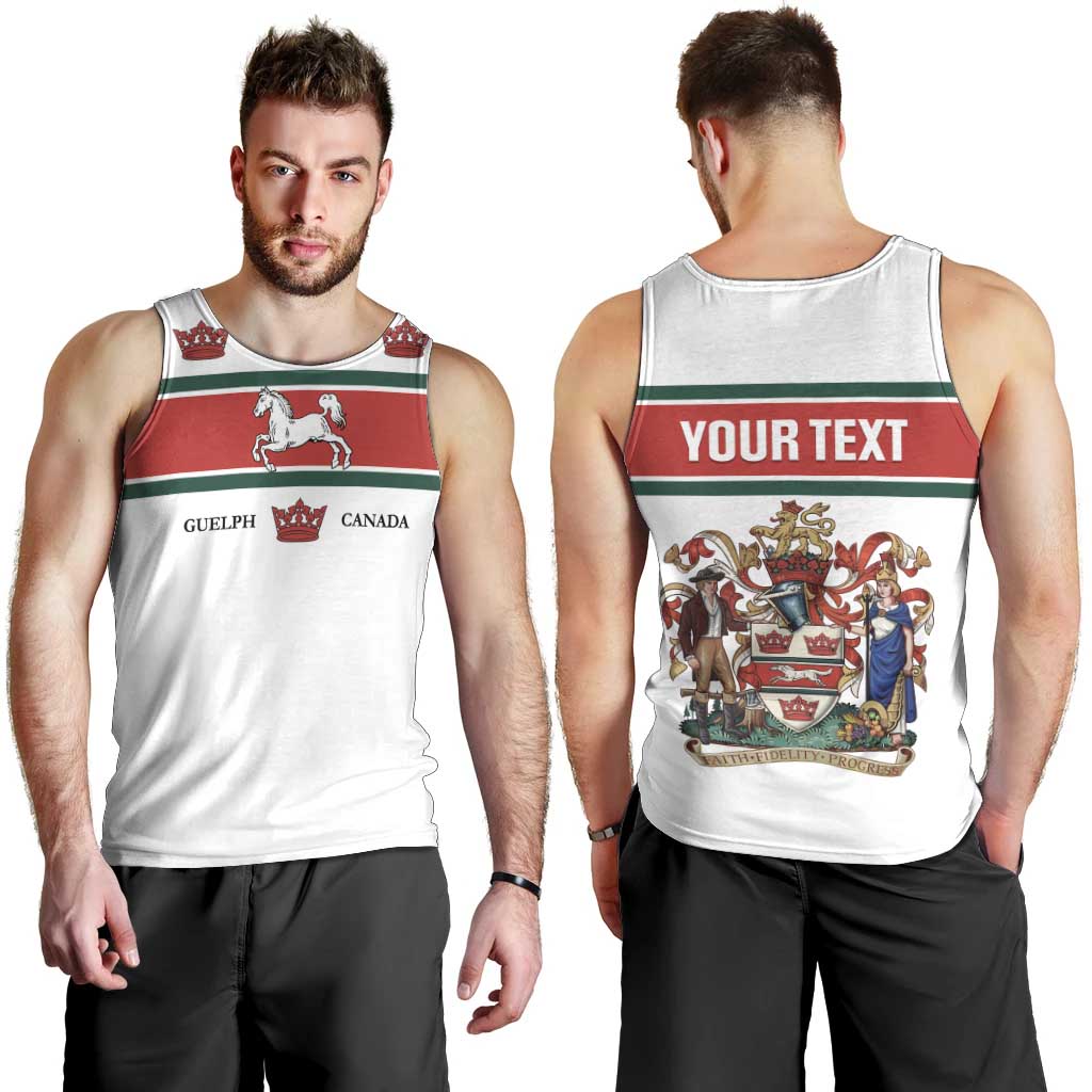 Personalised Canada Guelph Men Tank Top The Royal City Simple Style