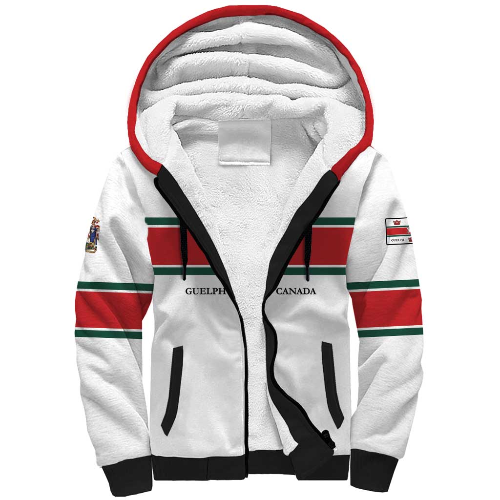 Personalised Canada Guelph Sherpa Hoodie The Royal City Simple Style