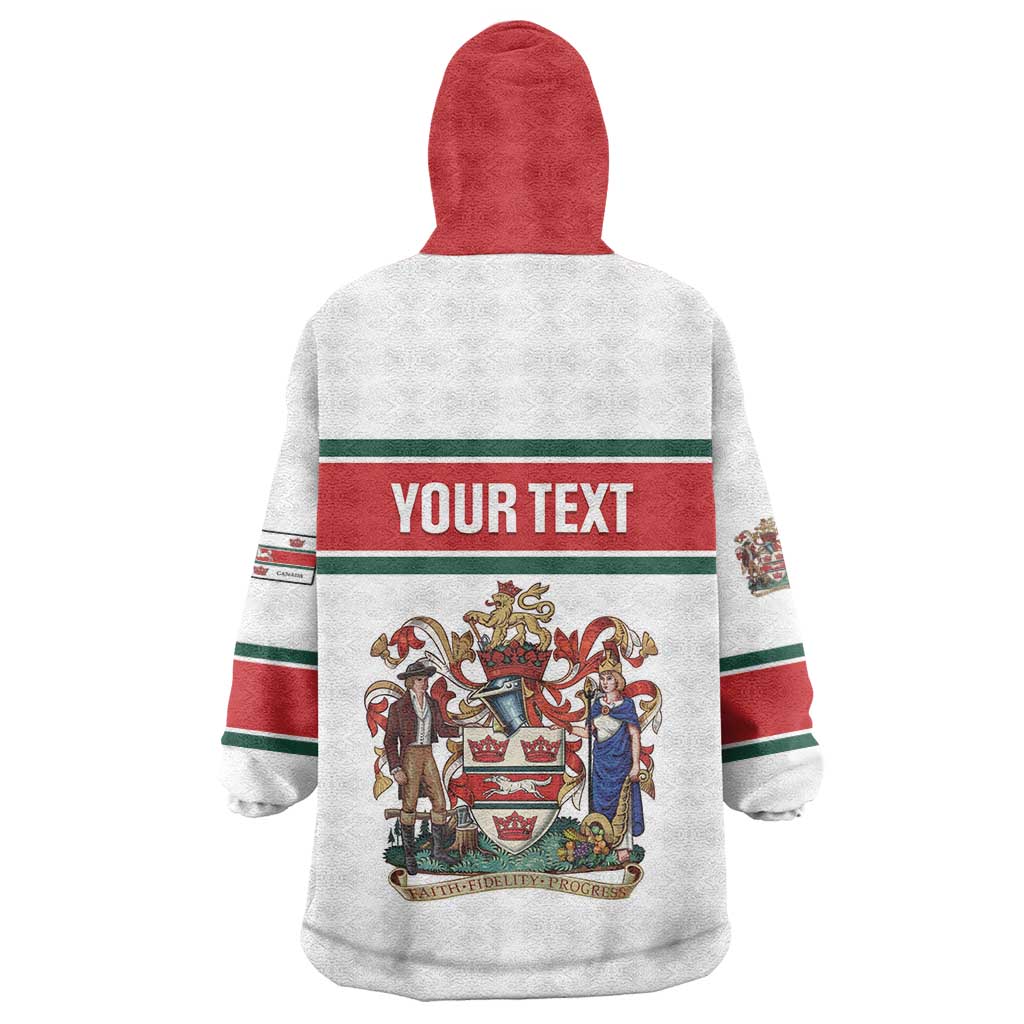 Personalised Canada Guelph Wearable Blanket Hoodie The Royal City Simple Style