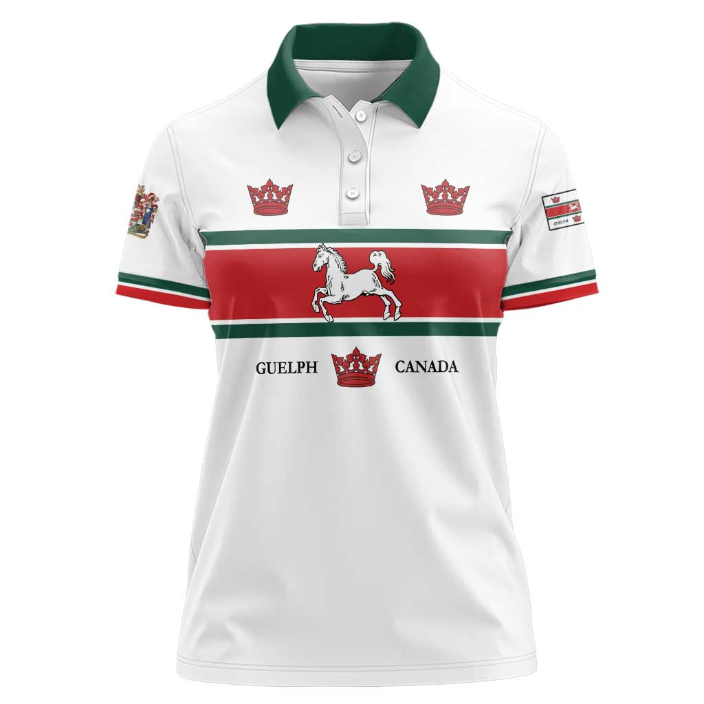 Personalised Canada Guelph Women Polo Shirt The Royal City Simple Style