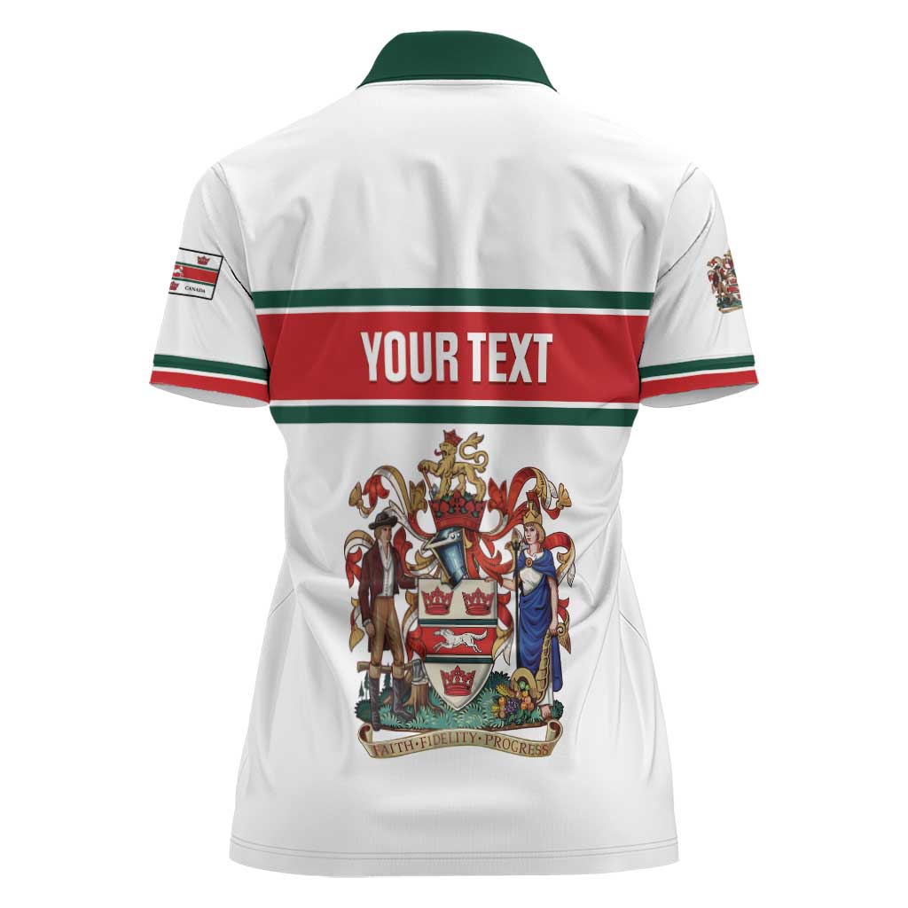 Personalised Canada Guelph Women Polo Shirt The Royal City Simple Style