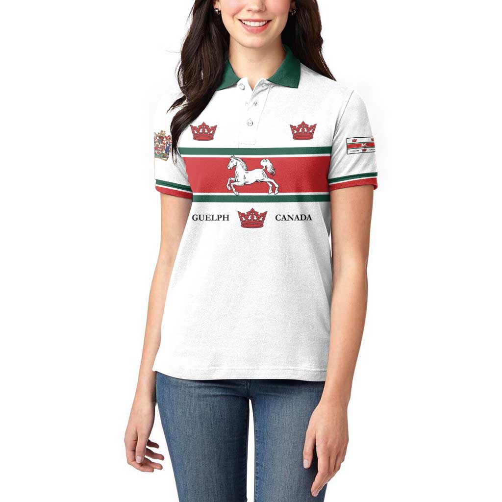 Personalised Canada Guelph Women Polo Shirt The Royal City Simple Style