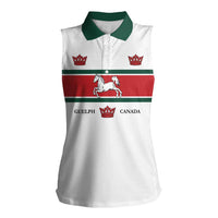 Personalised Canada Guelph Women Sleeveless Polo Shirt The Royal City Simple Style